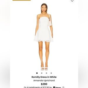 Amanda Uprichard Romilly Dress in White